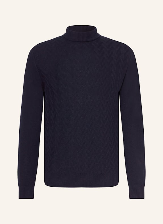 MAURIZIO BALDASSARI Rollkragenpullover DUNKELBLAU