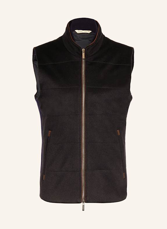 MAURIZIO BALDASSARI Cashmere-Weste ICON DUNKELBLAU