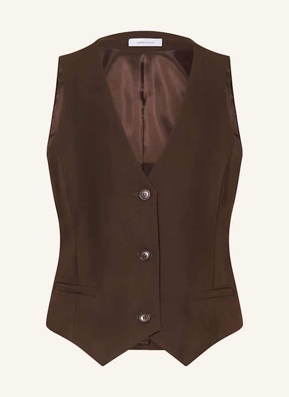 darling harbour Blazerweste Dunkelbraun Dunkelbraun