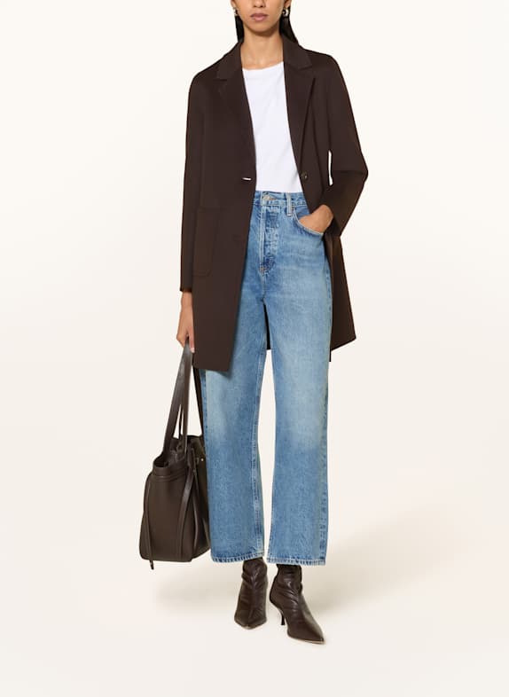 ARMA Wollmantel LUCERAM DUNKELBRAUN