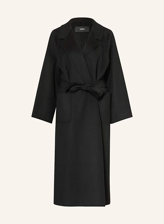 ARMA Wollmantel SUZA SCHWARZ