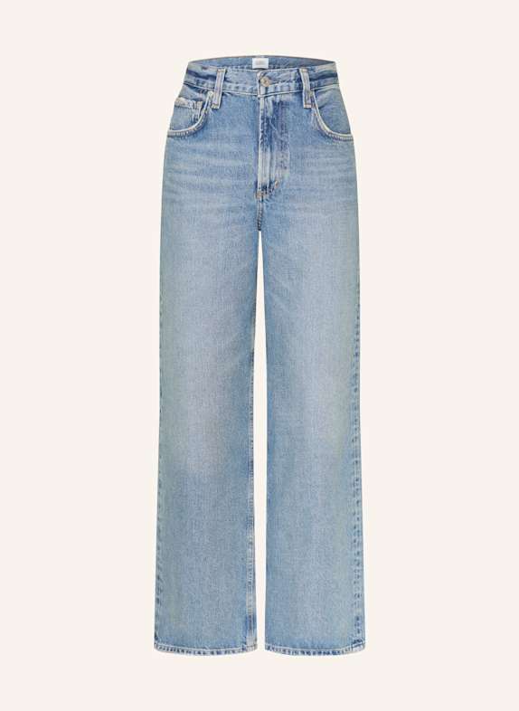 Georgette shirt with maxi chain accessory Straight jeans LINDZ BIJOU