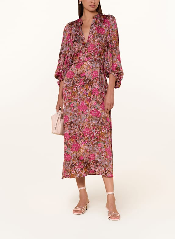 Rich & Royal Kleid PINK / CAMEL / ROSA