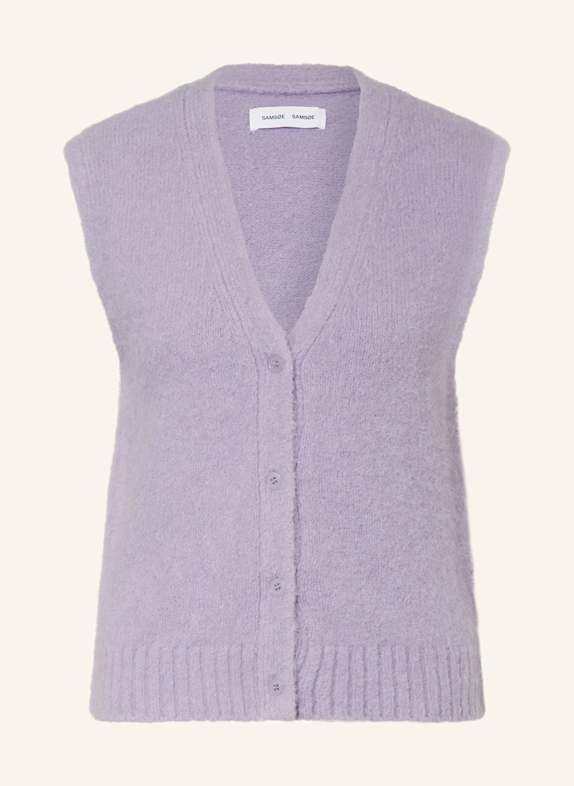 SAMSØE  SAMSØE Knit vest with alpaca LIGHT PURPLE