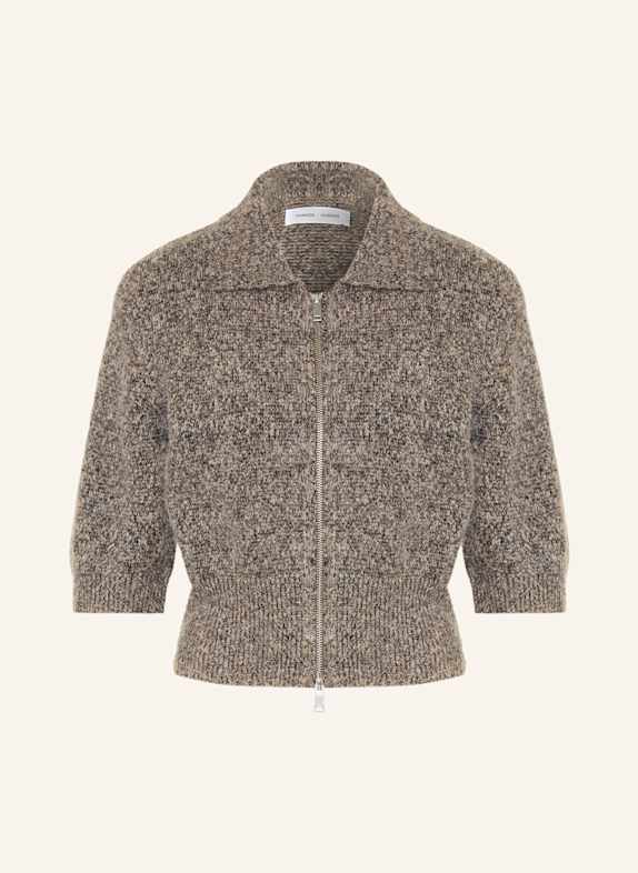 SAMSØE  SAMSØE Kardigan SAKELSIE SZARY / BLADORÓŻOWY