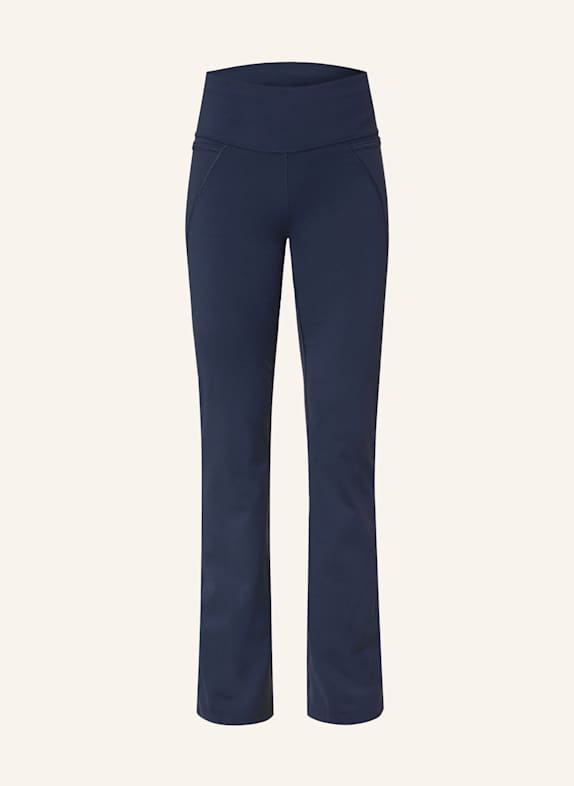 Sweaty Betty Bluza nierozpinana AFTER CLASS CROP' GRANATOWY