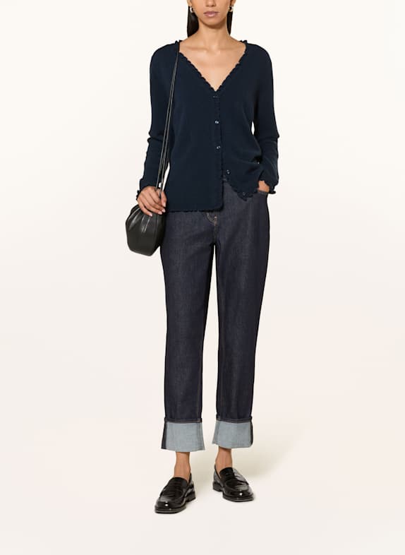 lilienfels Gebreid vest van kasjmier DONKERBLAUW