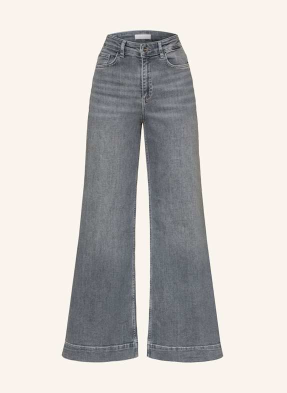 Rich & Royal Flared Jeans DUNKELGRAU