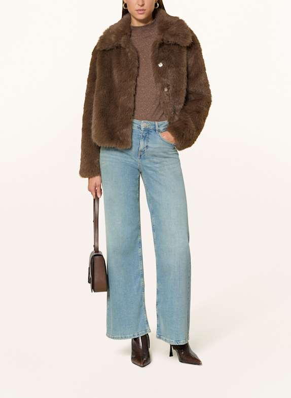 OPUS PANTS Wide Leg Jeans MELLY COOL 70237 lys isblå