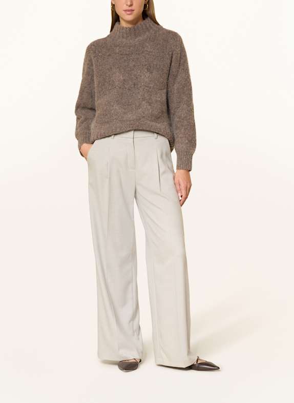 OPUS PANTS Pantaloni Marlene MOIRA GRI DESCHIS
