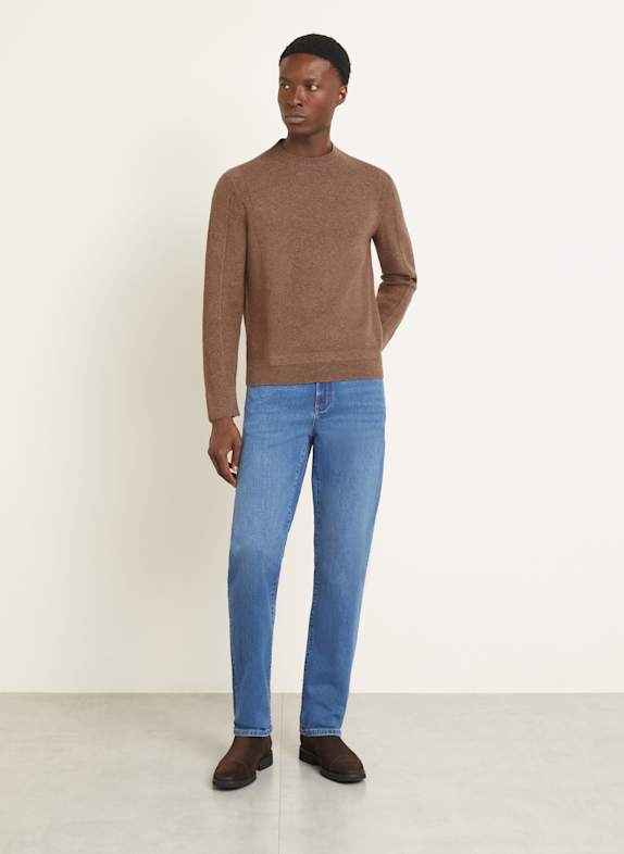 ZEGNA Pullover mit Cashmere BRAUN