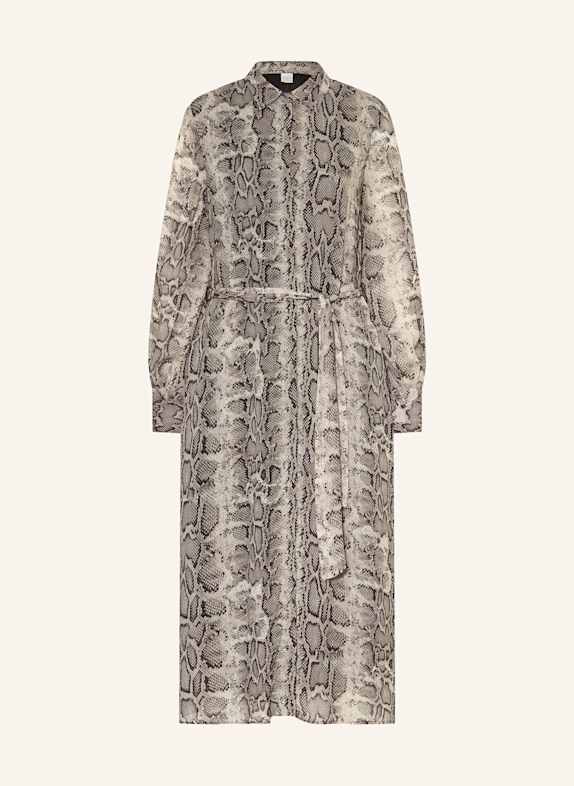 1863 by ETERNA Hemdblusenkleid TAUPE/ SCHWARZ