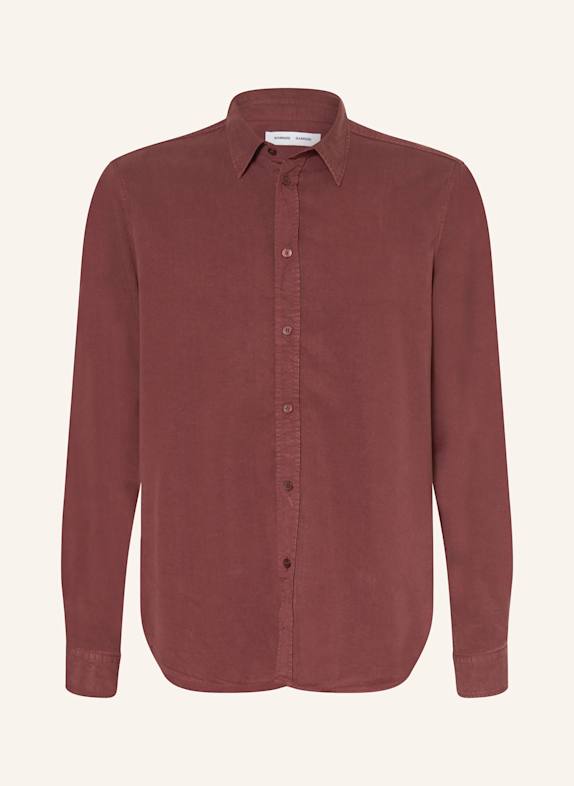 SAMSØE  SAMSØE Hemd SARYAN Comfort Fit DUNKELROT