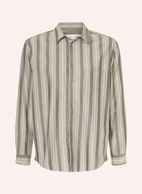 SAMSØE  SAMSØE Hemd SARYAN J Regular Fit DUNKELGRAU / HELLGRAU / WEISS