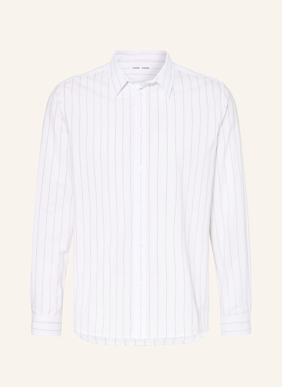 SAMSØE  SAMSØE Hemd SARYAN Comfort Fit WEISS / SCHWARZ