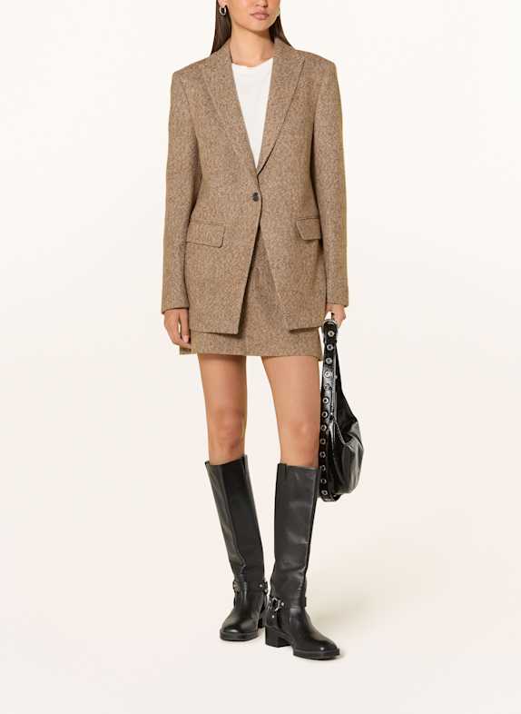 ARMEDANGELS Tweed-Blazer MIKULAA HELLBRAUN / BRAUN