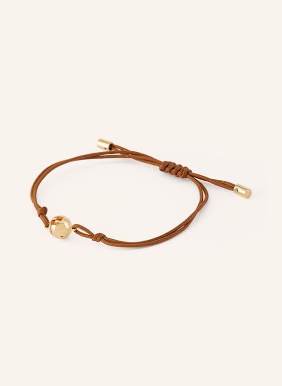 FENDI Bracelet SPHERA GOLD/ BROWN