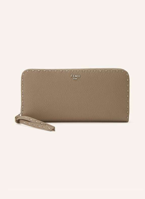 FENDI Geldbörse PEEKABOO TAUPE
