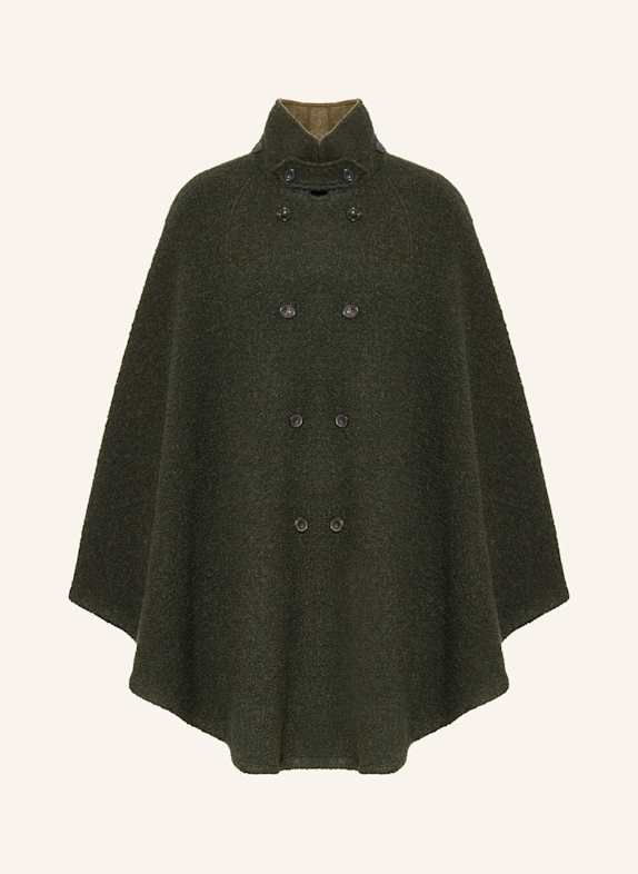 HABSBURG Bouclé-Cape FRANZISKA DUNKELGRÜN