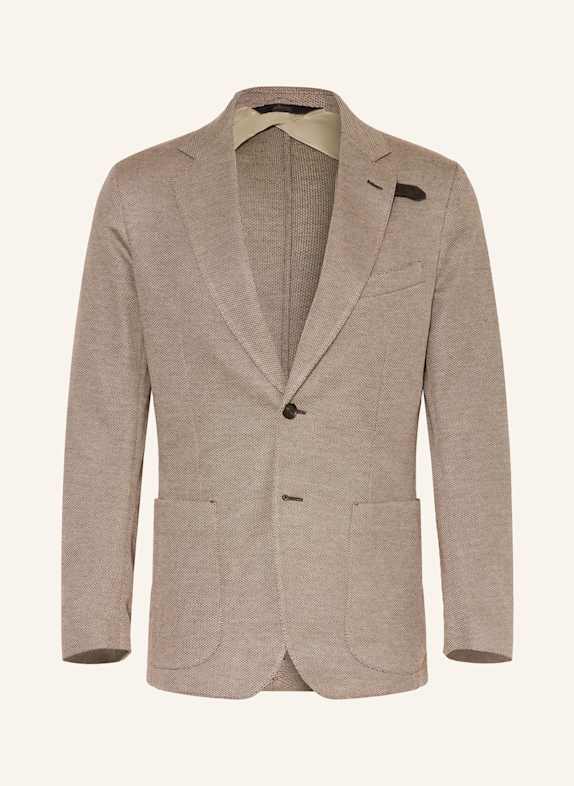 Brioni Tailored jacket extra slim fit with silk 1910 PEARL/BLACK