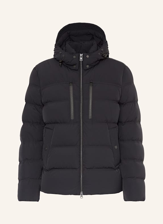 WOOLRICH Daunenjacke mit abnehmbarer Kapuze SCHWARZ