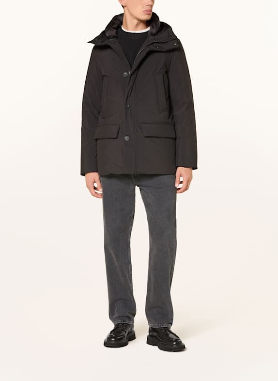 WOOLRICH Daunenparka CLOUD ARCTIC SCHWARZ