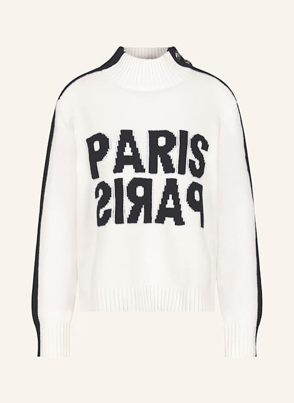 monari Pullover WEISS / DUNKELBLAU