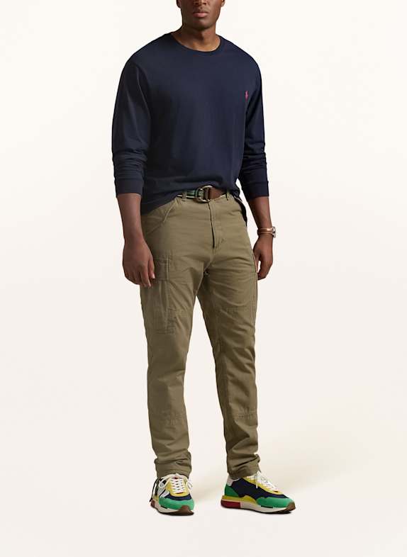 POLO RALPH LAUREN Big & Tall Long sleeve shirt DARK BLUE