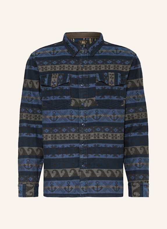 RRL Overshirt DUNKELBLAU / BLAU
