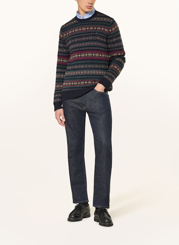 POLO RALPH LAUREN trui DONKERBLAUW / GROEN / DONKERROOD