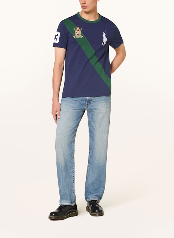 POLO RALPH LAUREN T-Shirt DUNKELBLAU / GRÜN / WEISS