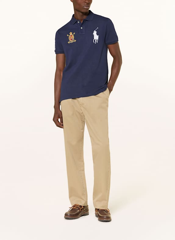 POLO RALPH LAUREN Piqué-Poloshirt Custom Slim Fit BLAU