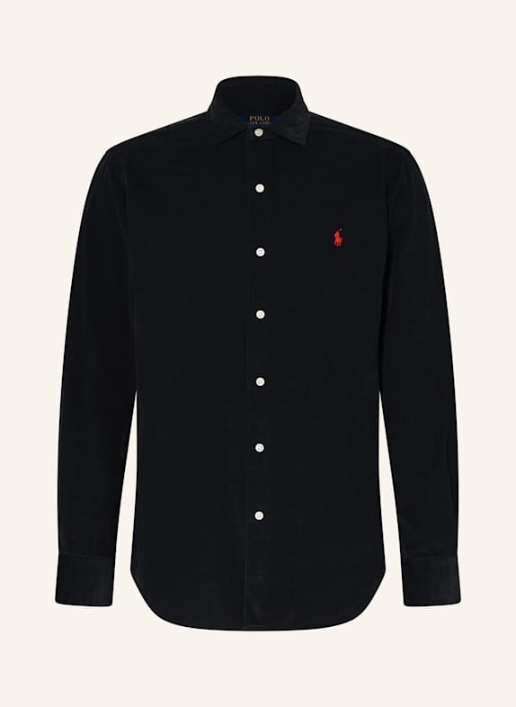 POLO RALPH LAUREN Corduroy shirt custom fit BLACK