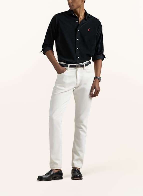 POLO RALPH LAUREN Cordhemd Custom Fit ZWART