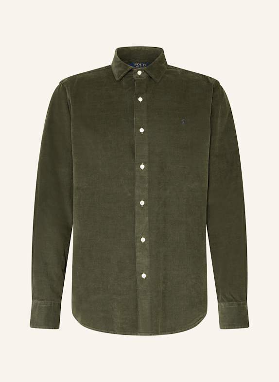 POLO RALPH LAUREN Cordhemd Custom Fit OLIV