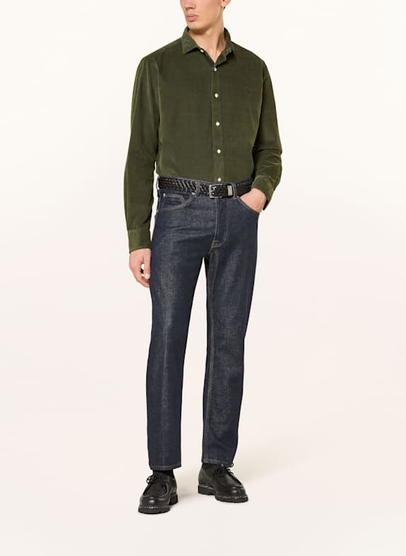 POLO RALPH LAUREN Cordhemd Custom Fit OLIV