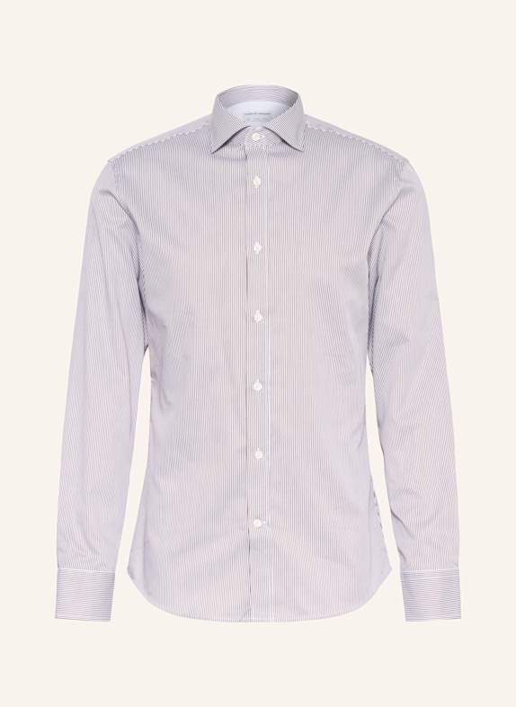 TIGER OF SWEDEN Hemd ADLEY Slim Fit BRAUN/ WEISS