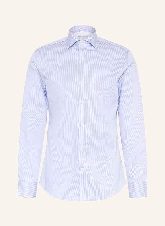 TIGER OF SWEDEN Hemd ADLEY Slim Fit BLAU / WEISS