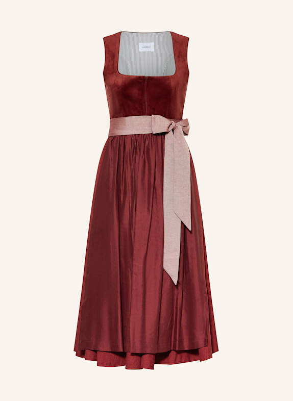 LIMBERRY Dirndl LEANDRA DARK RED
