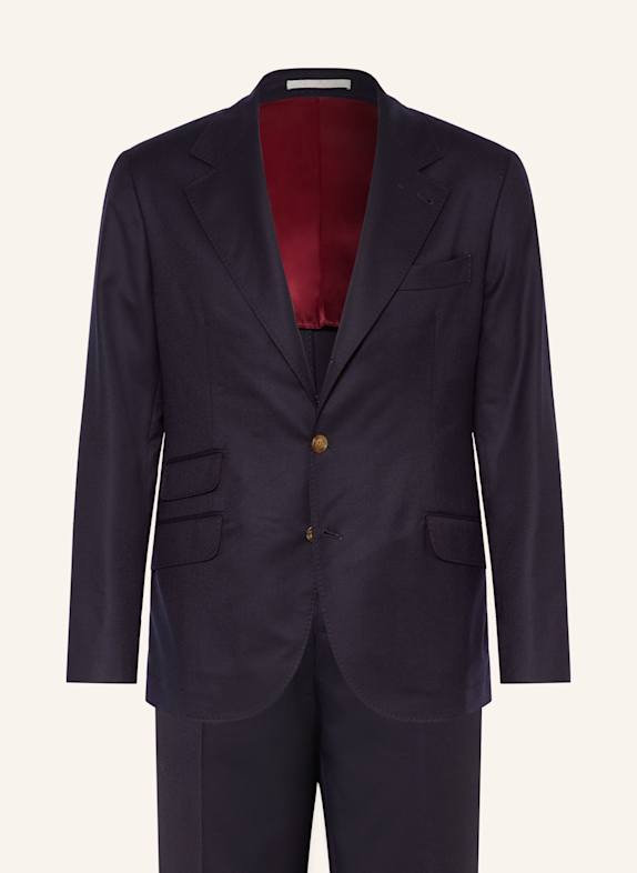 BRUNELLO CUCINELLI Suit slim fit C334 BLU COLORATO