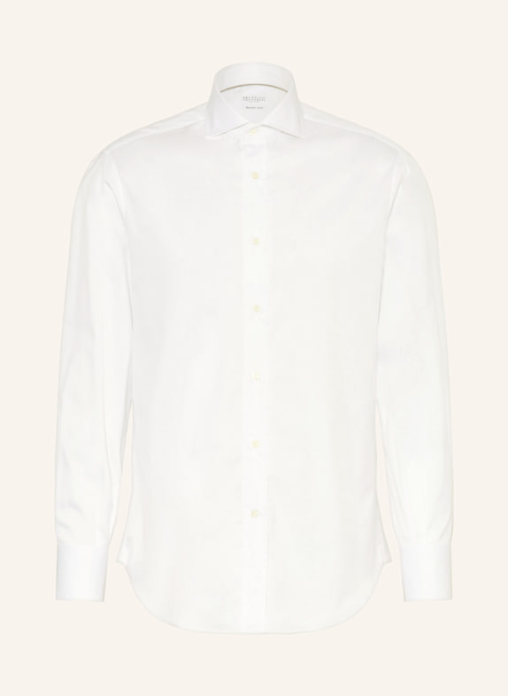 BRUNELLO CUCINELLI Hemd Basic Fit WEISS