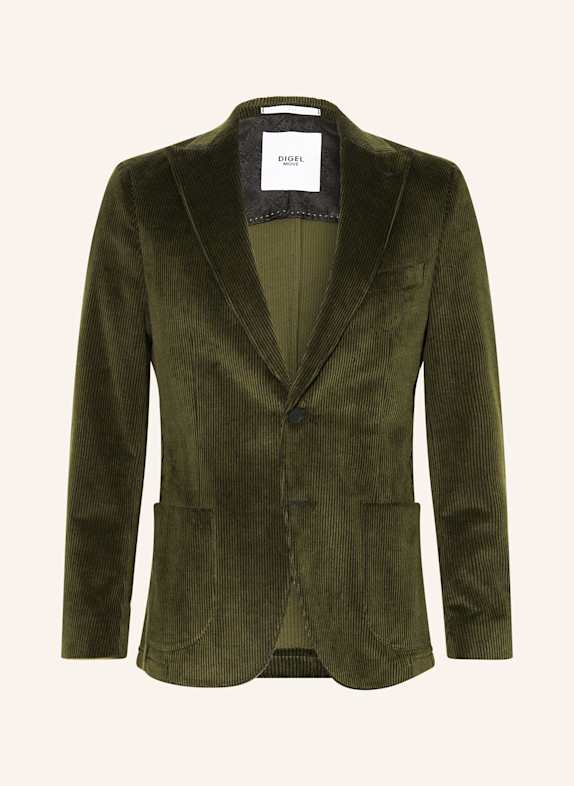 DIGEL move Anzugsakko ARON Slim Fit aus Cord 52 Grün