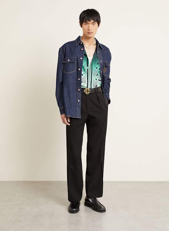 Casablanca Broek Relaxed Fit ZWART