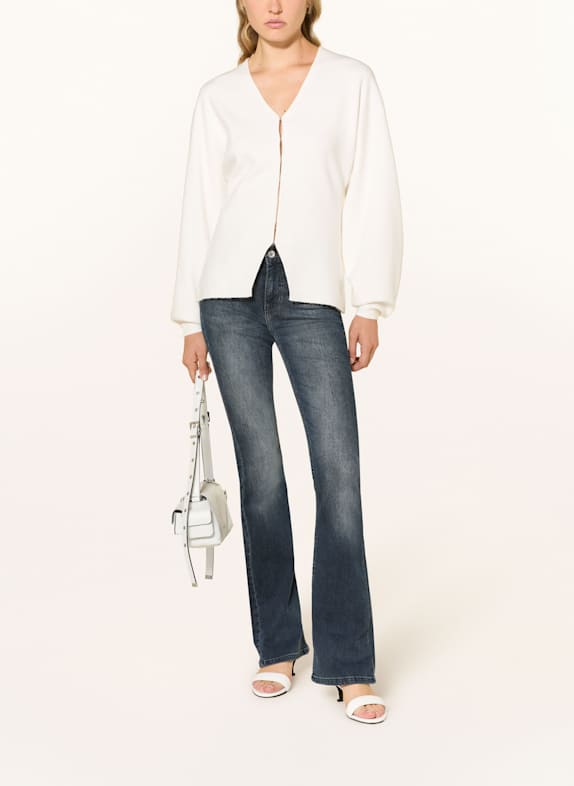 NEO NOIR Gebreid vest SELLIE ECRU