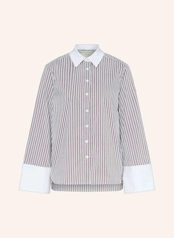 NEO NOIR DRANILA shirt blouse BROWN/ WHITE