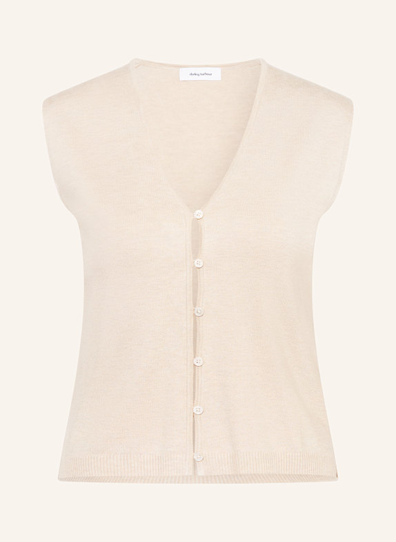 darling harbour Strickweste Sand Melange