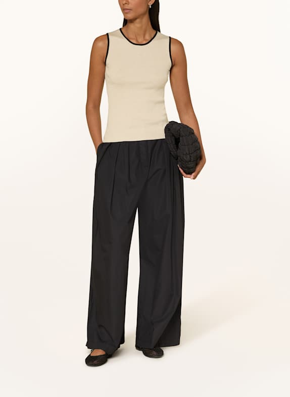 darling harbour stickad topp BEIGE