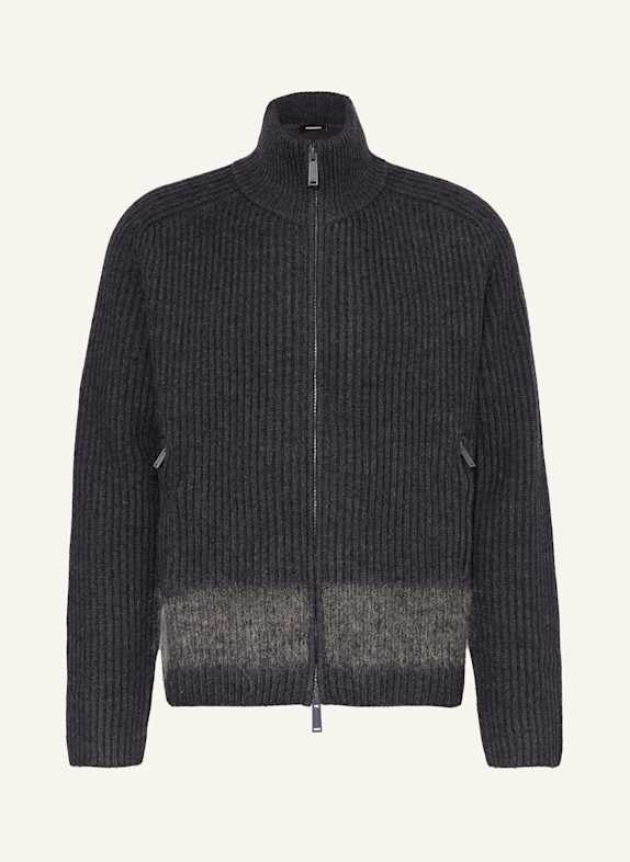 DSQUARED2 Strickjacke DUNKELGRAU/ GRAU