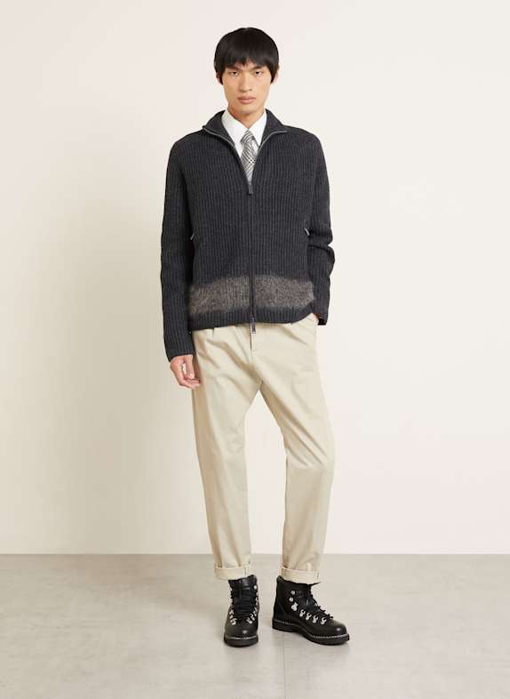 DSQUARED2 breiwerk DONKERGRIJS / GRIJS