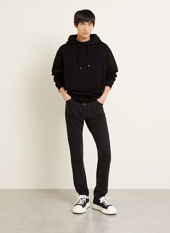 DSQUARED2 Hoodie JUST RIGHT FIT BLACK
